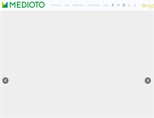 Tablet Screenshot of medioto.com